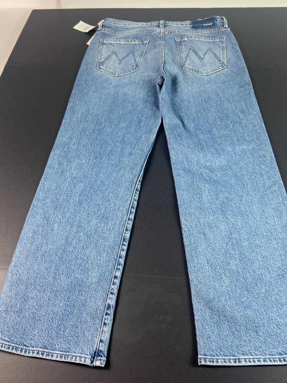 Mother Jeans Women 29x27* Kick It Ankle Straight Light Blue Stretch Denim Tag 28 - Picture 10 of 16